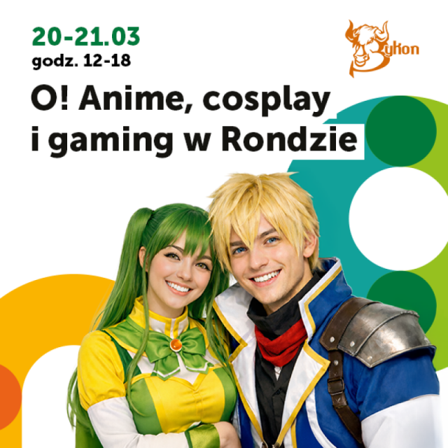 W dniach 20 i 21 marca (piątek-sobota) w godzinach 12-18, CH Rondo zamieni się w przestrzeń pełną klimatu anime, cosplayu i gamingowych emocji. Wszystko za sprawą Bykonu – Bydgoskiego Konwentu Multifandomowego, którego 8. edycja odbędzie się 21-22 marca (sobota-niedziela) w Zespole Szkół Mechanicznych im. Franciszka Siemiradzkiego w Bydgoszczy, naprzeciwko centrum.