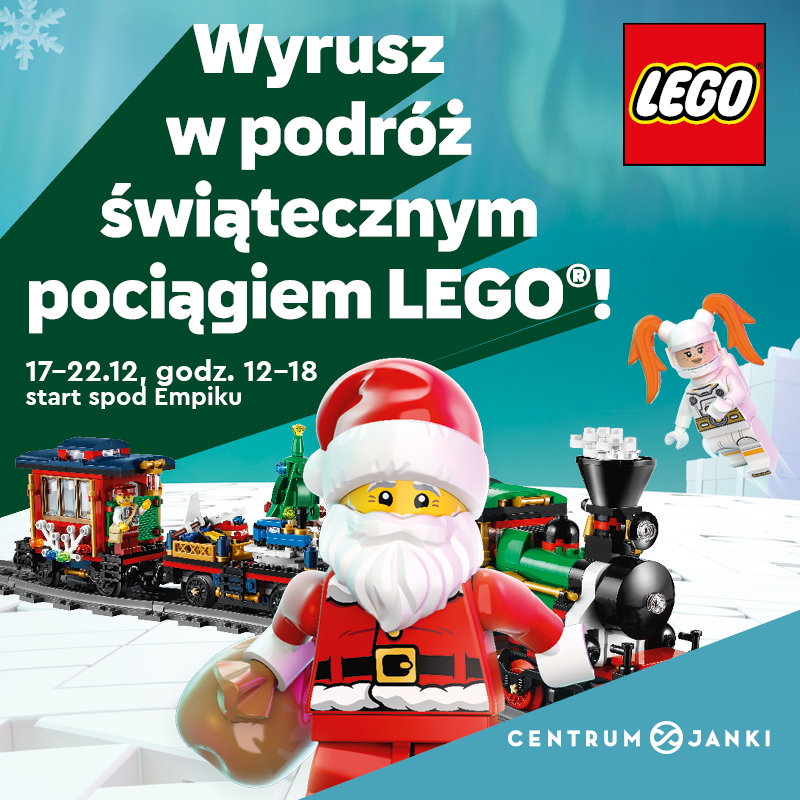 Przejedź się świątecznym pociągiem LEGO®