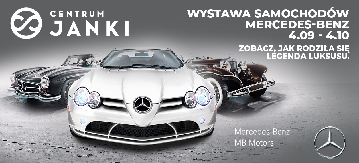 Wystawa kultowych modeli Mercedes-Benz w Centrum Janki