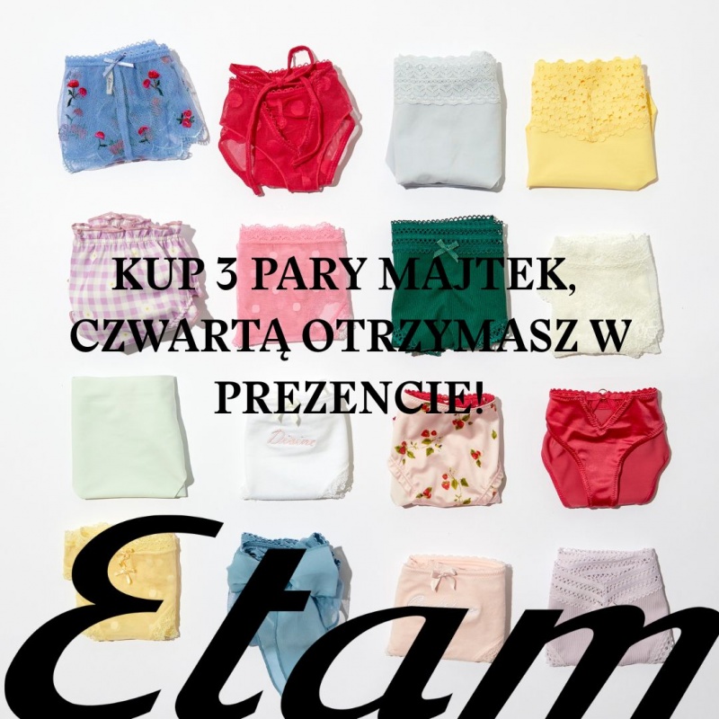 Kup 3 pary, 4. otrzymasz w prezencie.