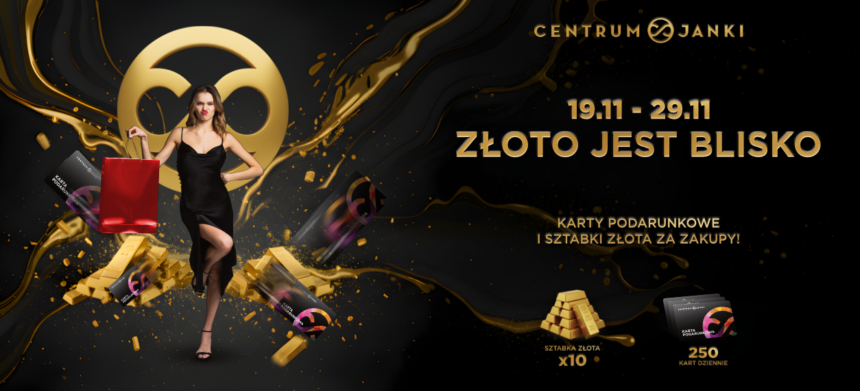 Black Friday w Centrum Janki – Złoto jest blisko!