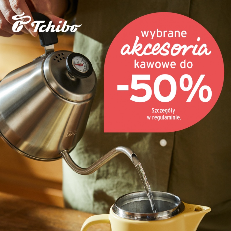 Wybrane akcesoria kawowe do -50% w Tchibo!