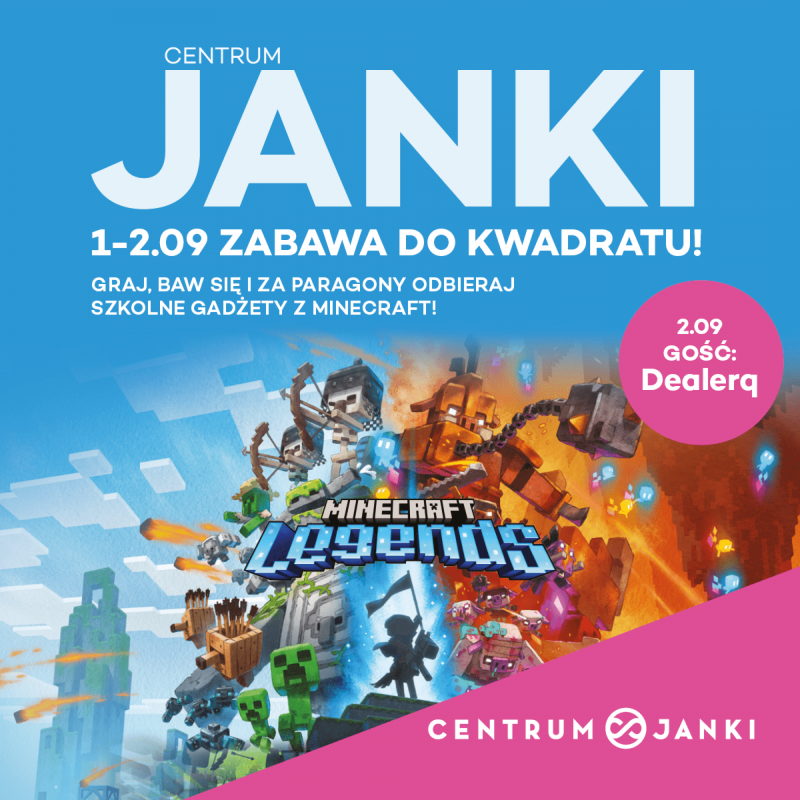 PRZYWITAJ NOWY ROK SZKOLNY Z MINECRAFTEM! - Centrum Janki