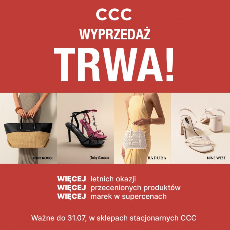Kolejny etap wielkiej wyprzedaży w CCC!