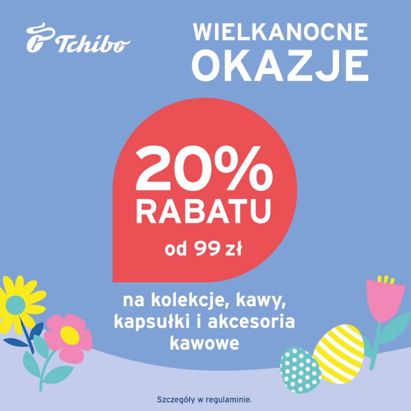 Rabat 20% przy zakupie za 99zł