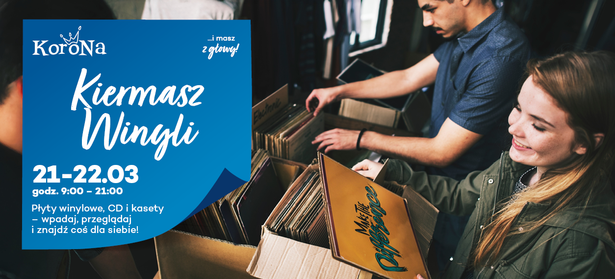Kiermasz Winylowy, Płyt CD i Kaset – 21-22 marca w CH Korona!