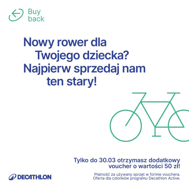 Sprzedaj nieużywany rower w Decathlon i zyskaj jeszcze więcej!
