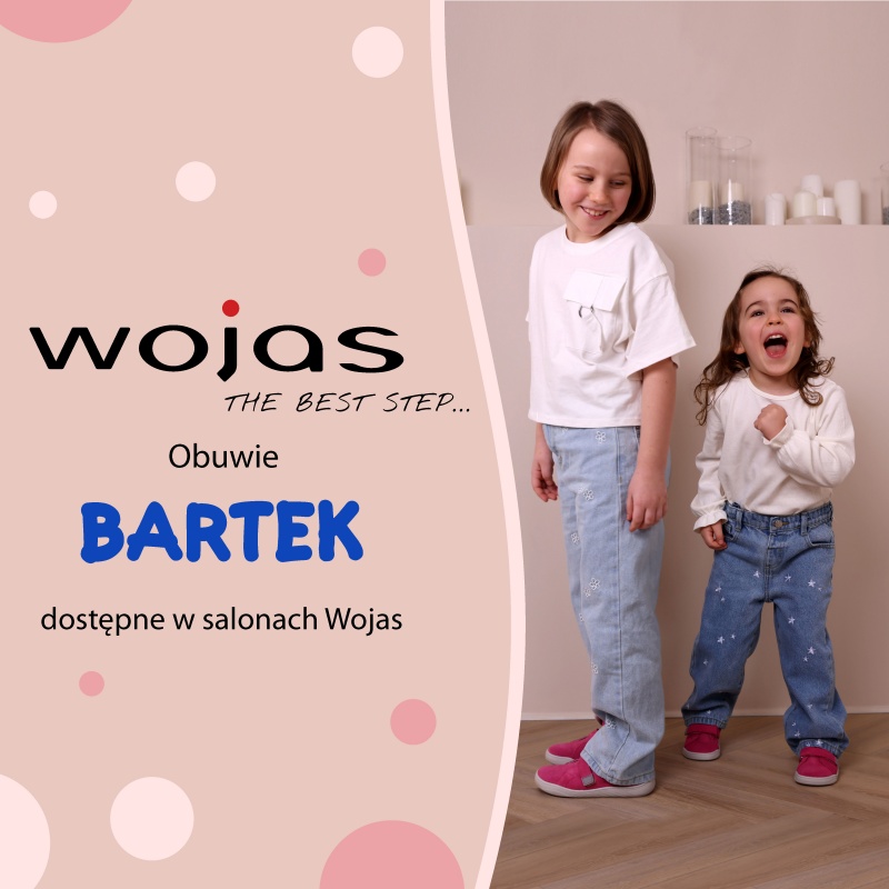 Odkryj najnowszą kolekcję obuwia dziecięcego marki BARTEK w salonach WOJAS!👟🌞