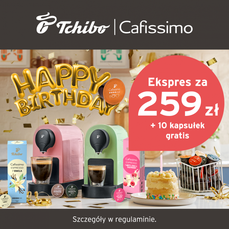 Urodziny Cafissimo w Tchibo!