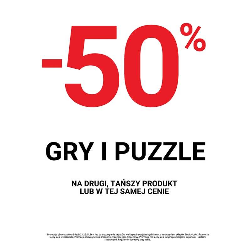 -50% gry i puzzle