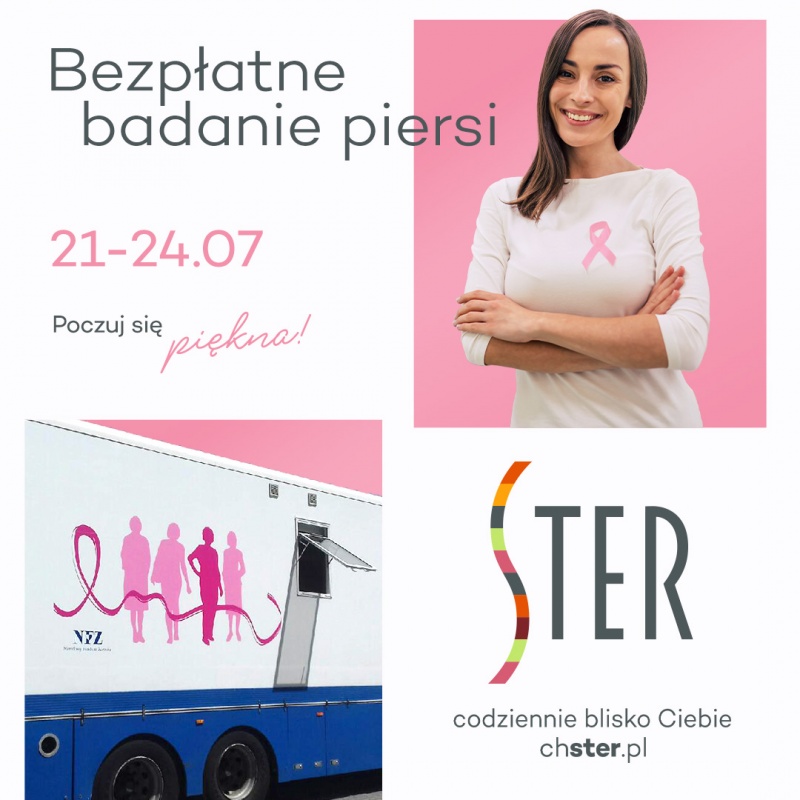 Bezpłatne badania mammograficzne