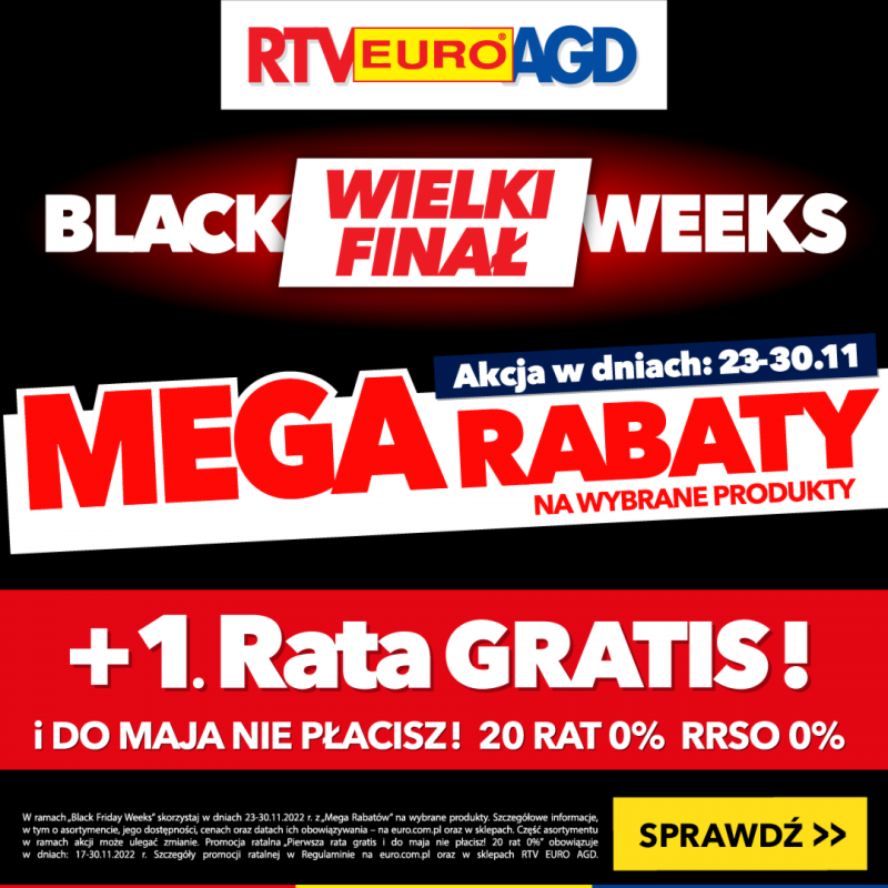 Black Friday Weeks Mega Rabaty!
