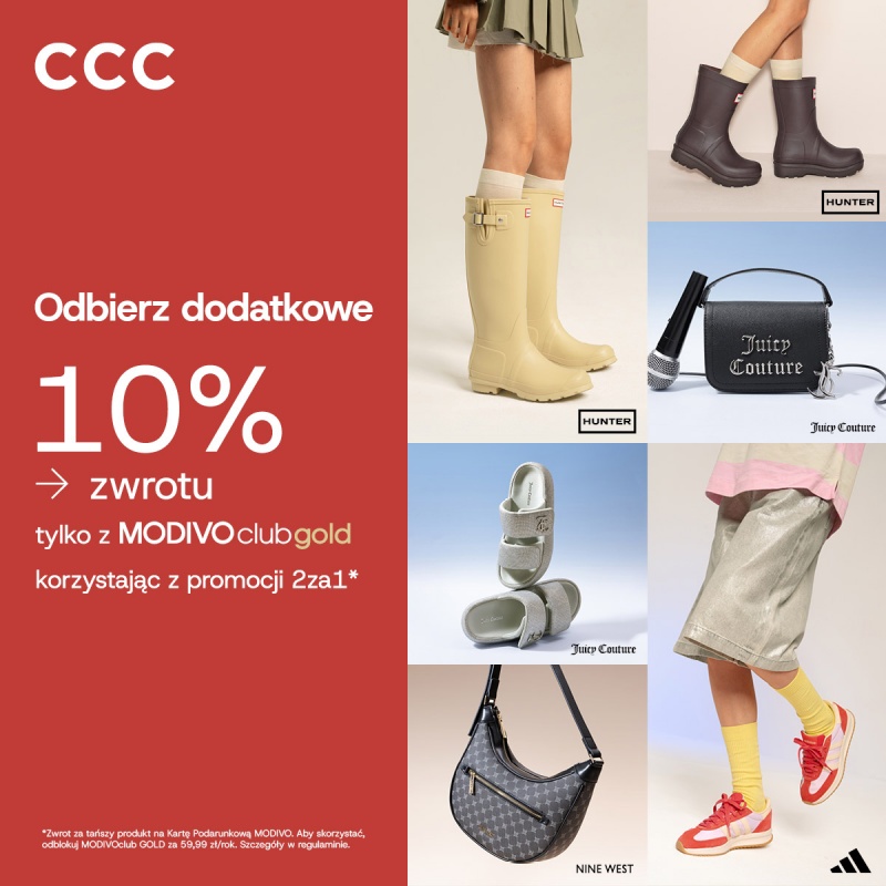 Letnie hity z MODIVOclub GOLD i promocjami w CCC!