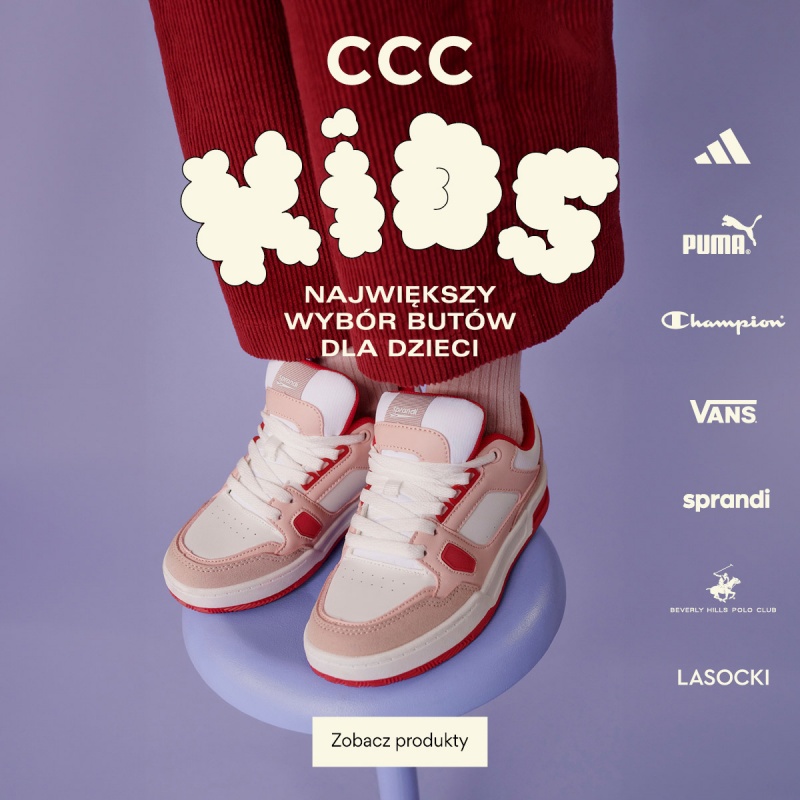 Szeroka oferta butów dla dzieci dostępna w CCC!
